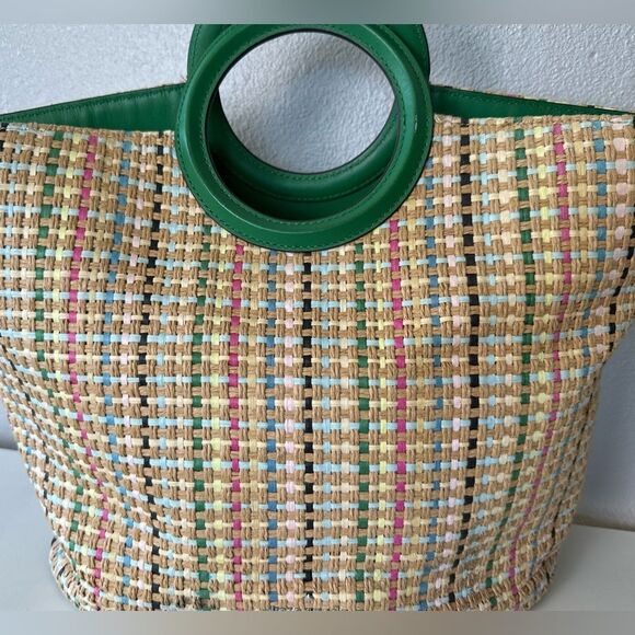 Kate Spade Jena Straw Leather Large Tote - Picture 3 of 15